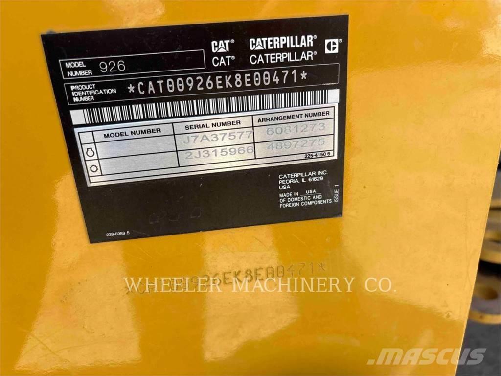 CAT 926 QC 3V Pale gommate