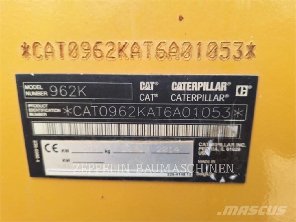 CAT 962K Pale gommate