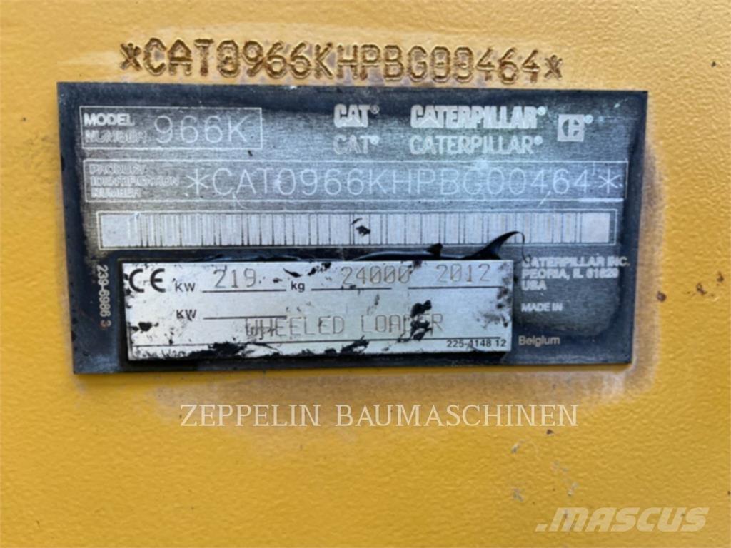 CAT 966K Pale gommate