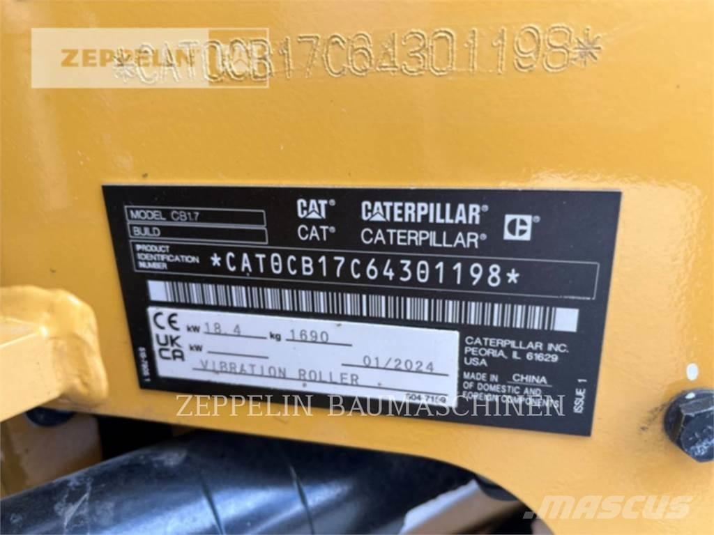CAT CB1.7 Compattatori da suolo