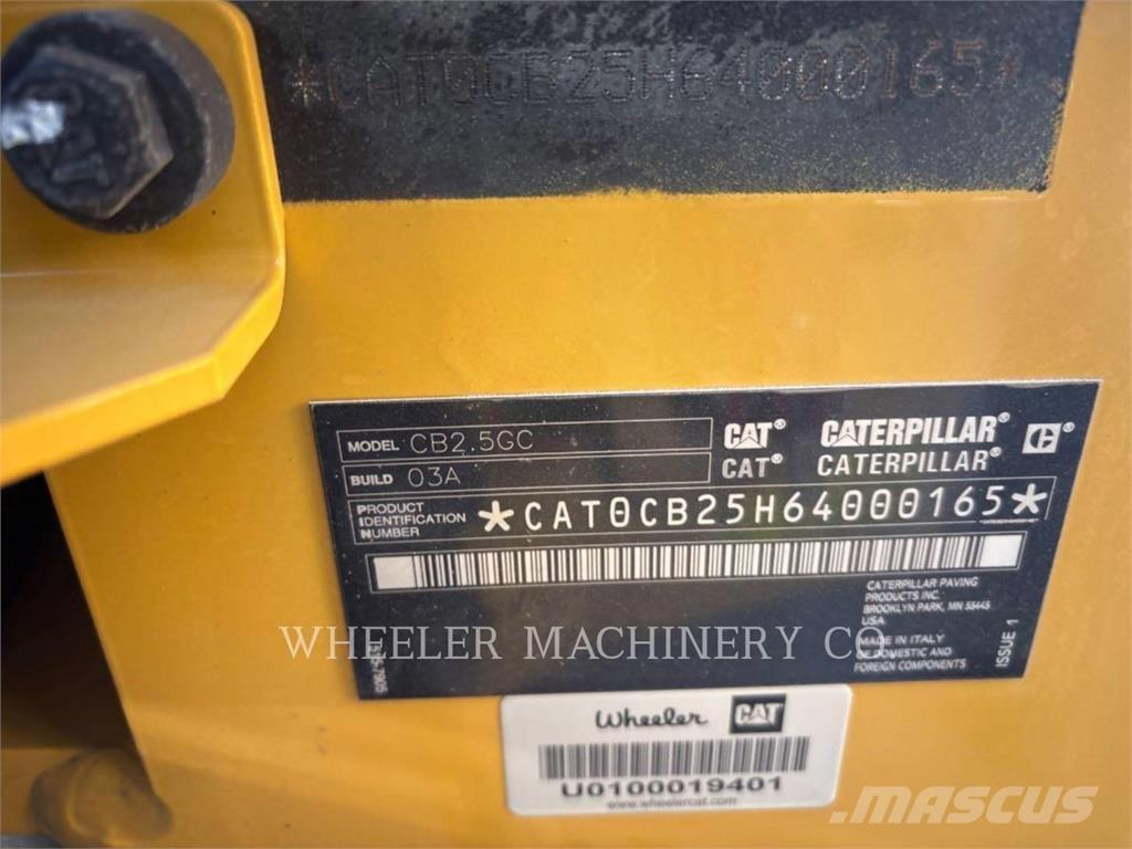 CAT CB2.5 GC Rulli a doppio tamburo