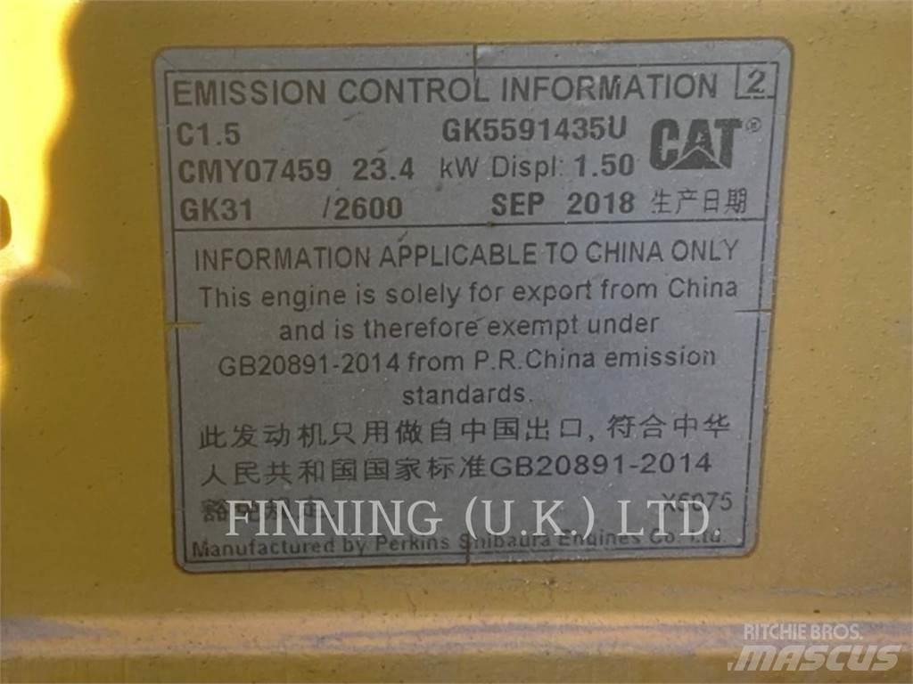 CAT CB2.7 Compattatori da suolo