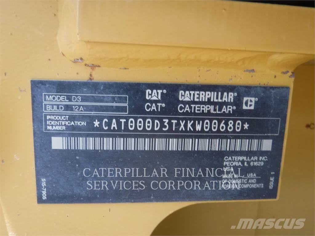CAT D3-12 Dozer cingolati