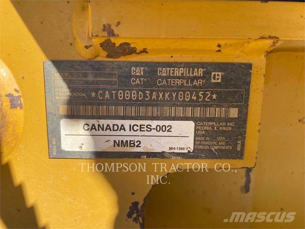 CAT D3LGP Dozer cingolati