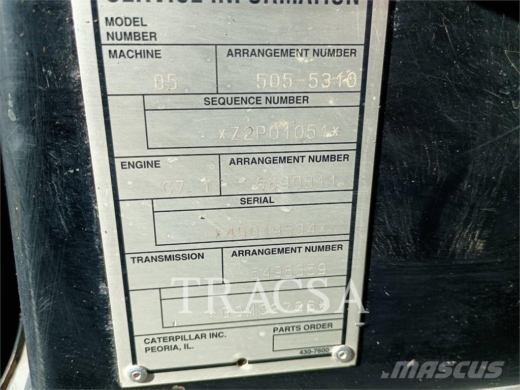 CAT D5 Dozer cingolati