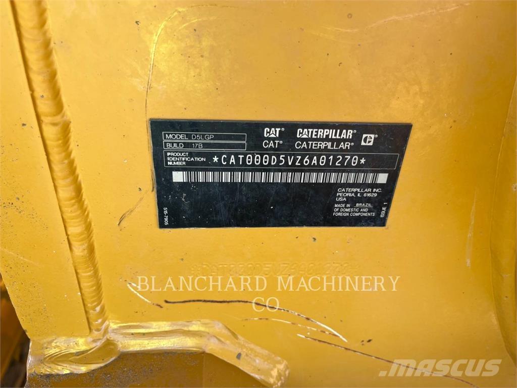 CAT D5 LGP Dozer cingolati