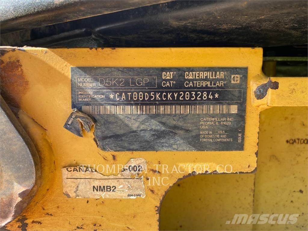 CAT D5K2 LGP Dozer cingolati