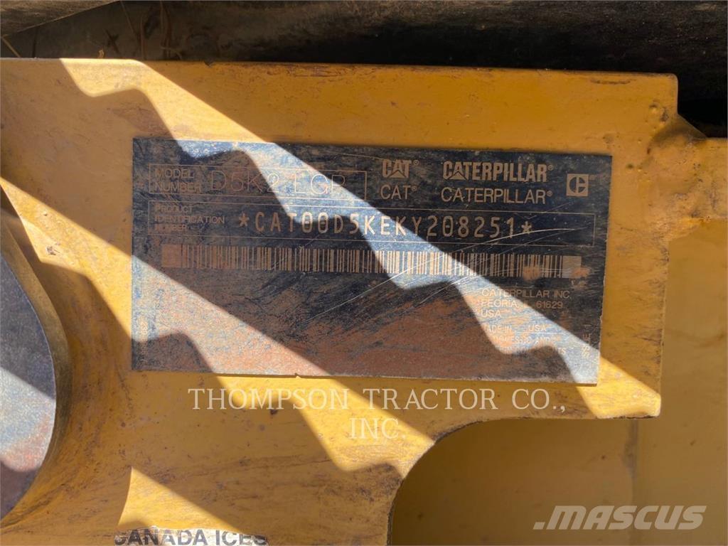 CAT D5K2 LGP Dozer cingolati