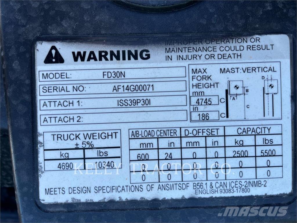 CAT FD30N Carrelli elevatori-Altro