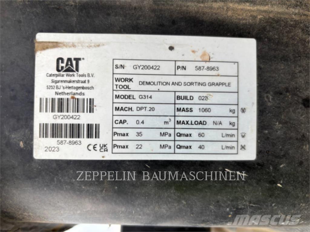 CAT G314-D Pinze
