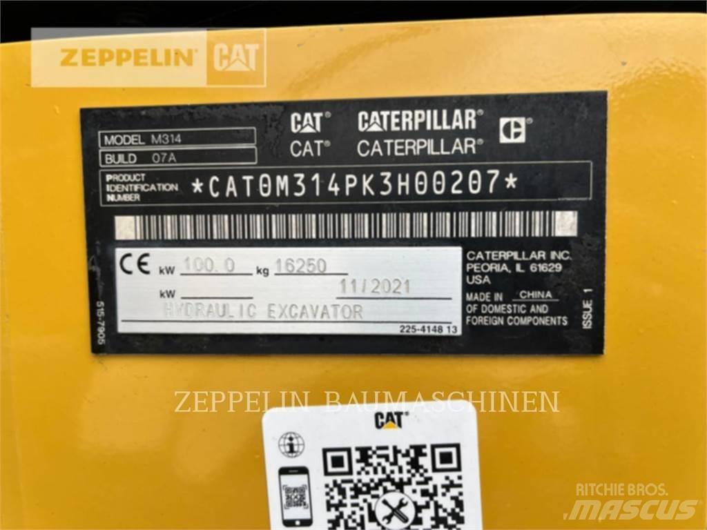 CAT M314-07A Escavatori gommati