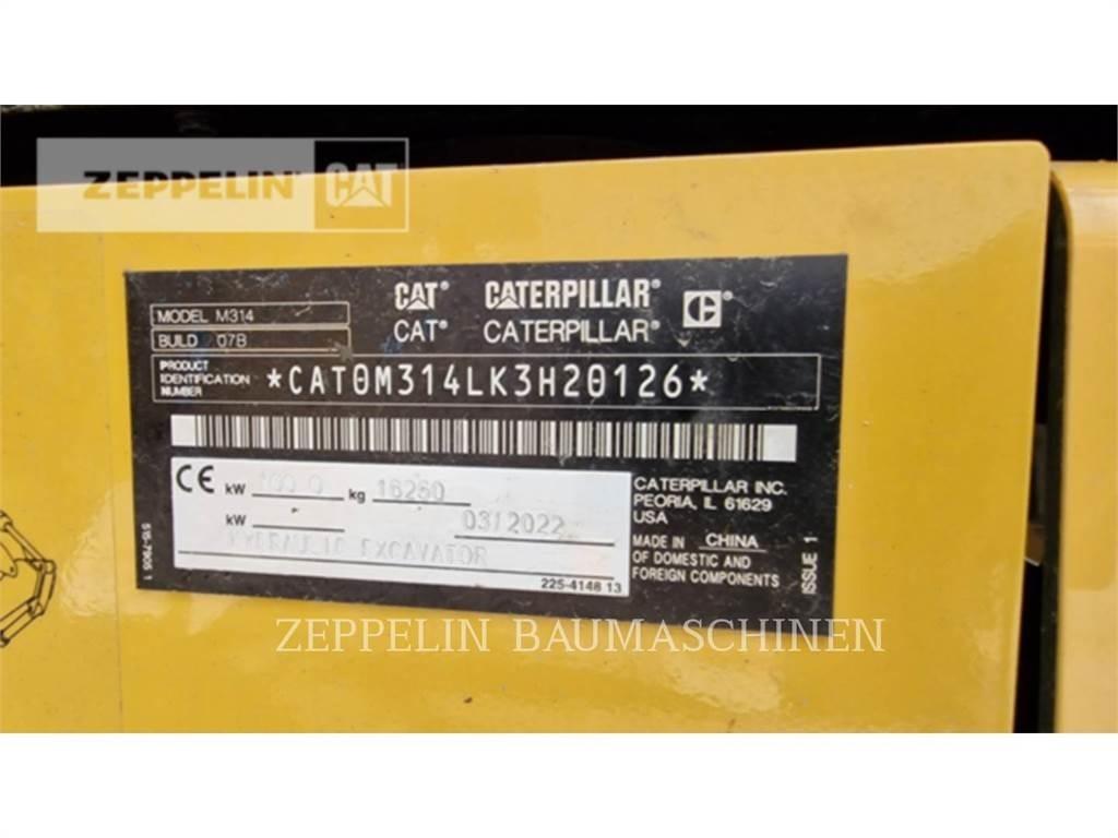CAT M314-07A Escavatori gommati