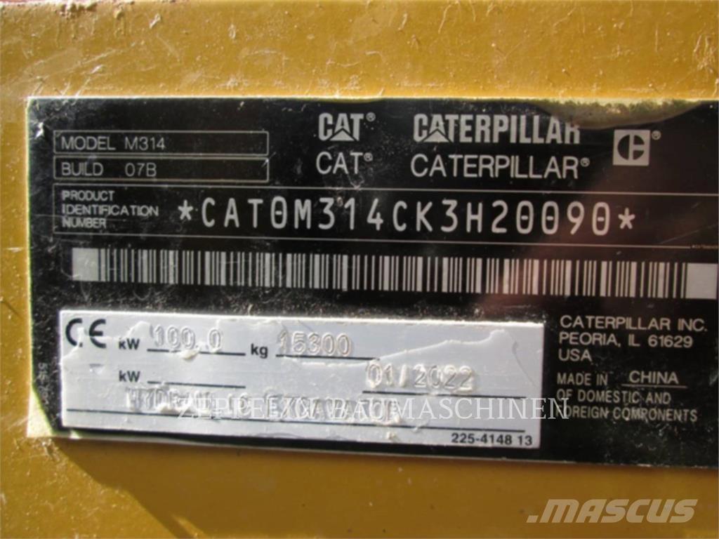 CAT M314-07A Escavatori gommati