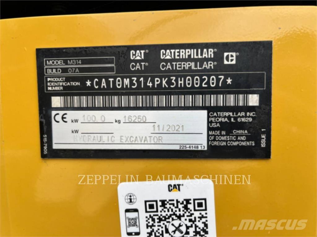 CAT M314-07A Escavatori gommati