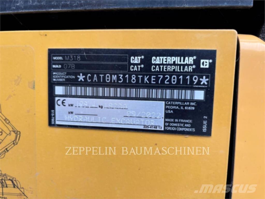 CAT M318-07A Escavatori gommati
