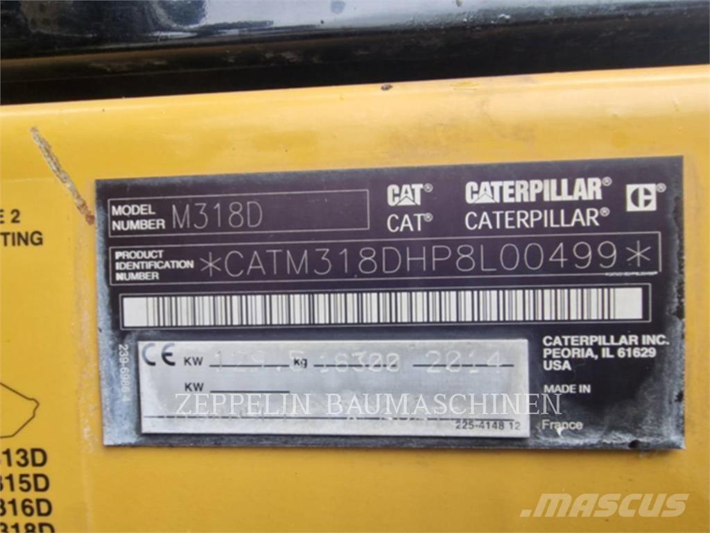 CAT M318D Escavatori gommati