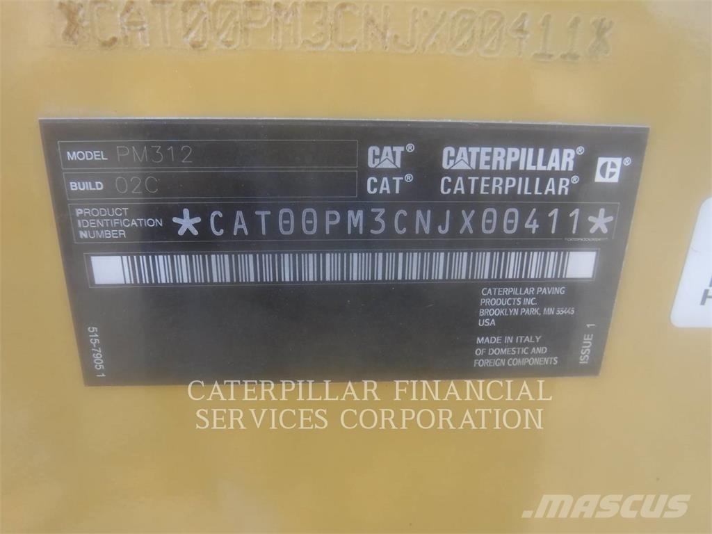 CAT PM312-02 Fresa a freddo per asfalto