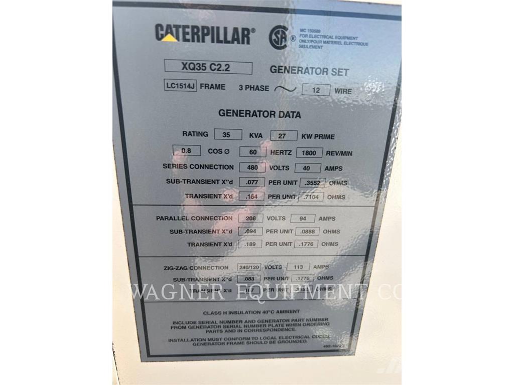 CAT XQ 35 Altri generatori