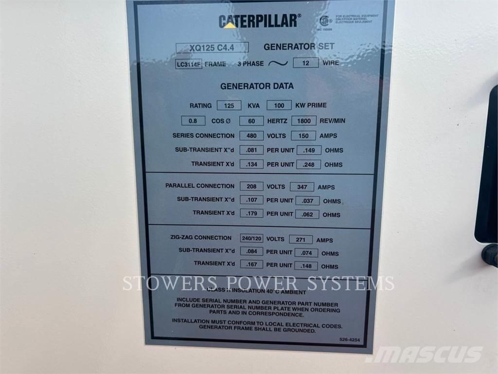 CAT XQ125 Altri generatori