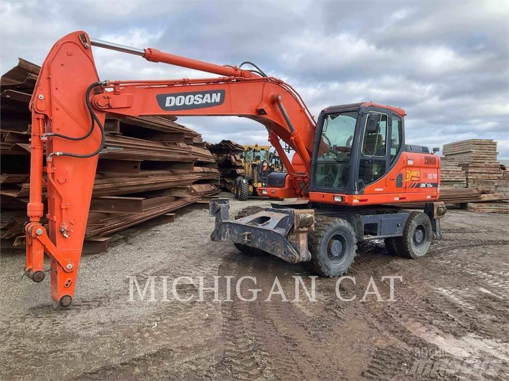 Doosan DX190W Escavatori gommati