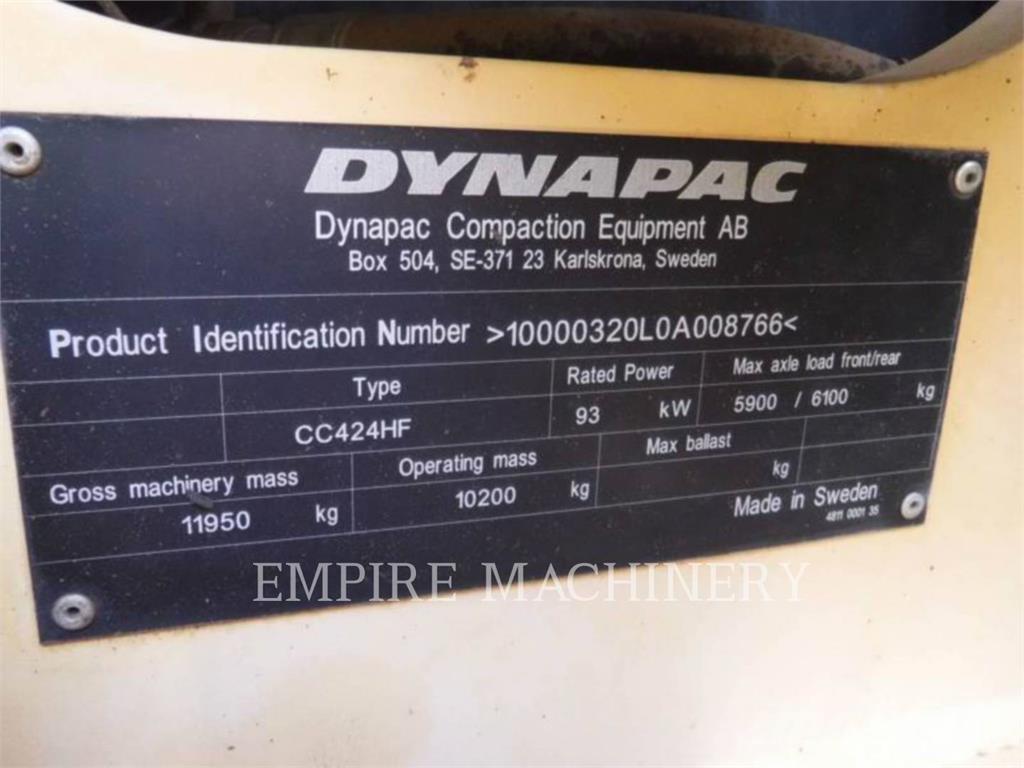 Dynapac CC424HF Rulli a doppio tamburo