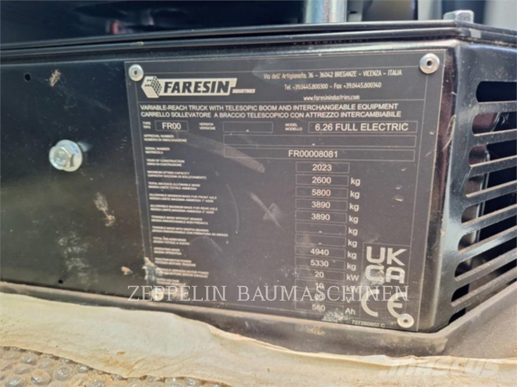 Faresin 6.26E Sollevatori telescopici