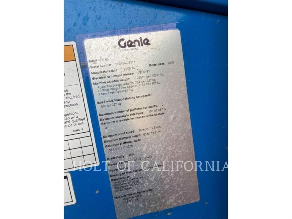 Genie BOOM S65 Piattaforme a braccio articolato