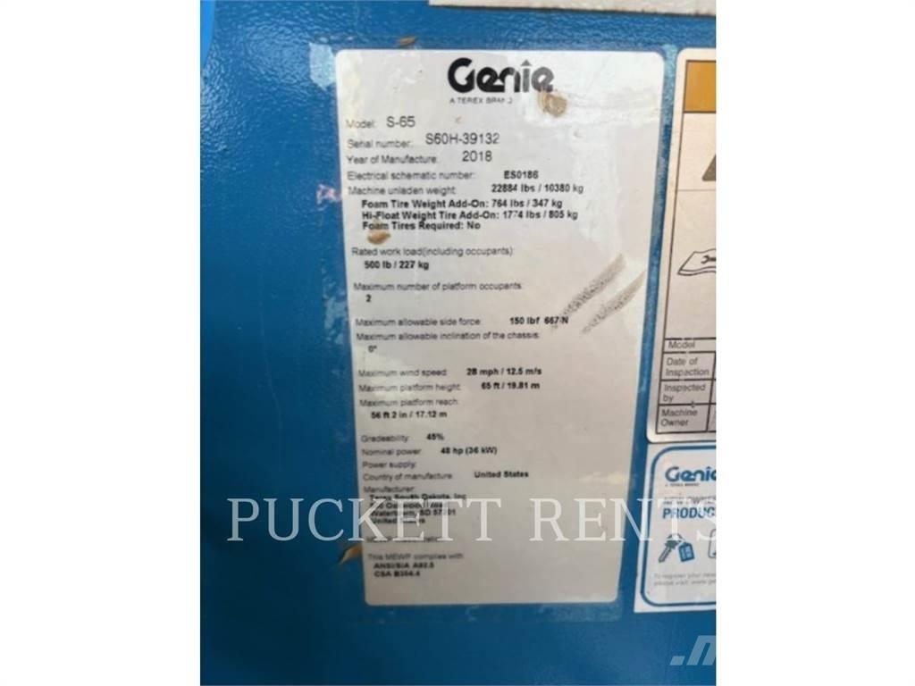 Genie S-65 Piattaforme a braccio articolato