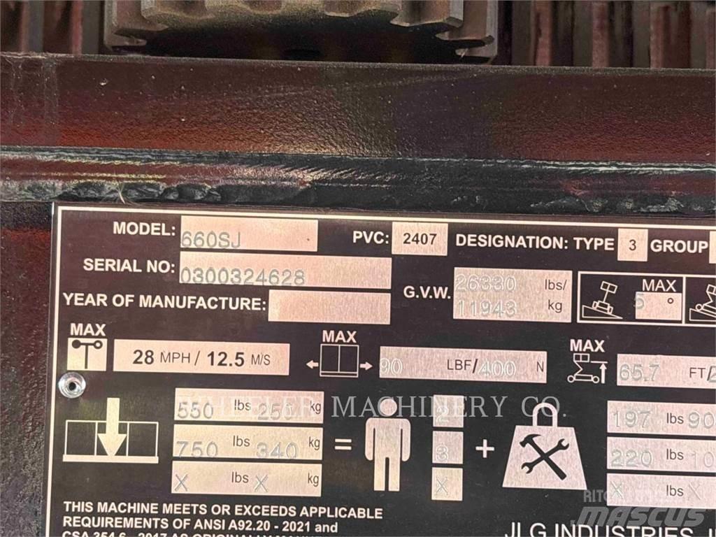JLG 660SJ Piattaforme a braccio articolato