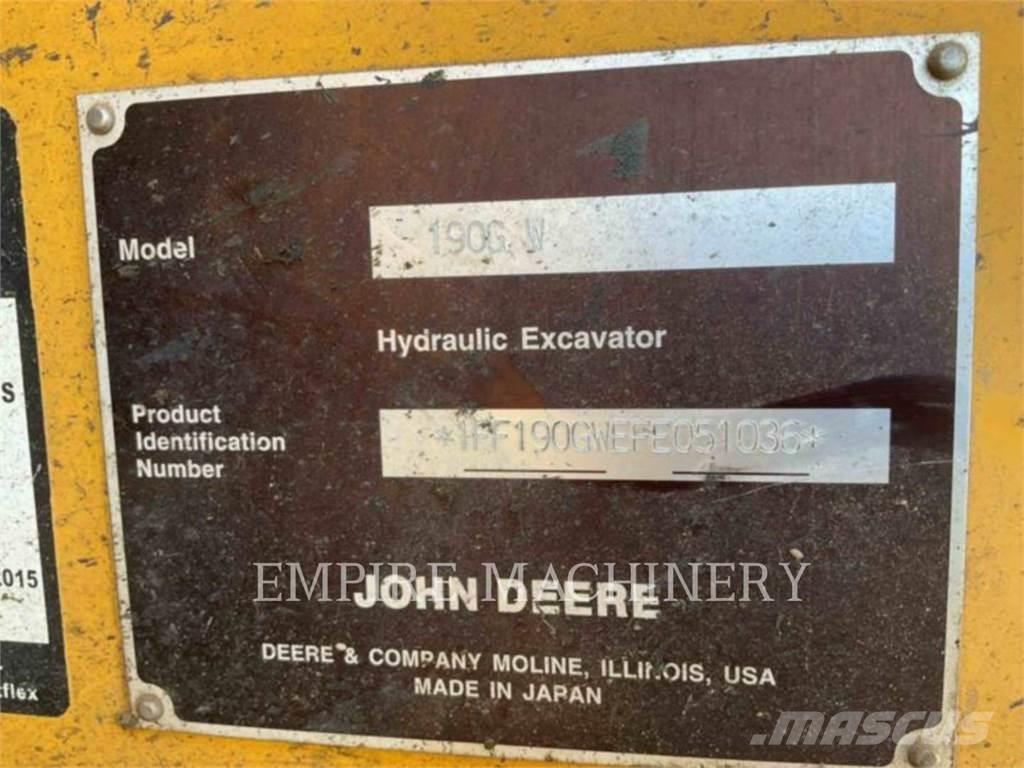 John Deere 190G Escavatori cingolati