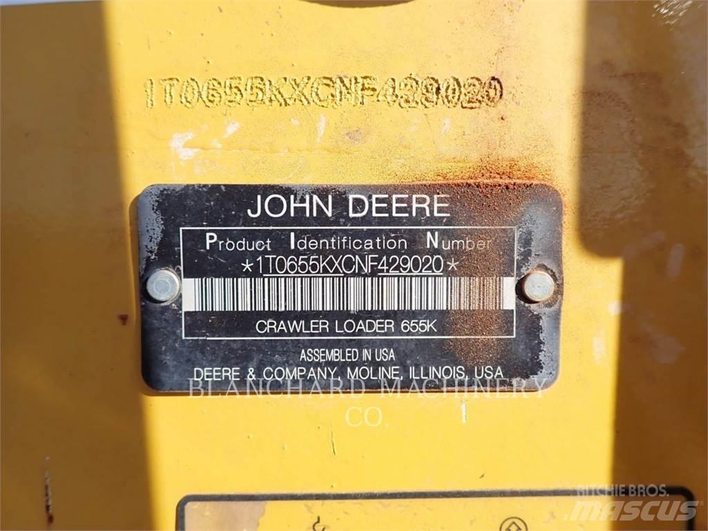 John Deere 655K Pale cingolate