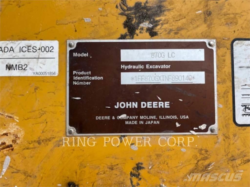 John Deere & CO. 870G Escavatori cingolati