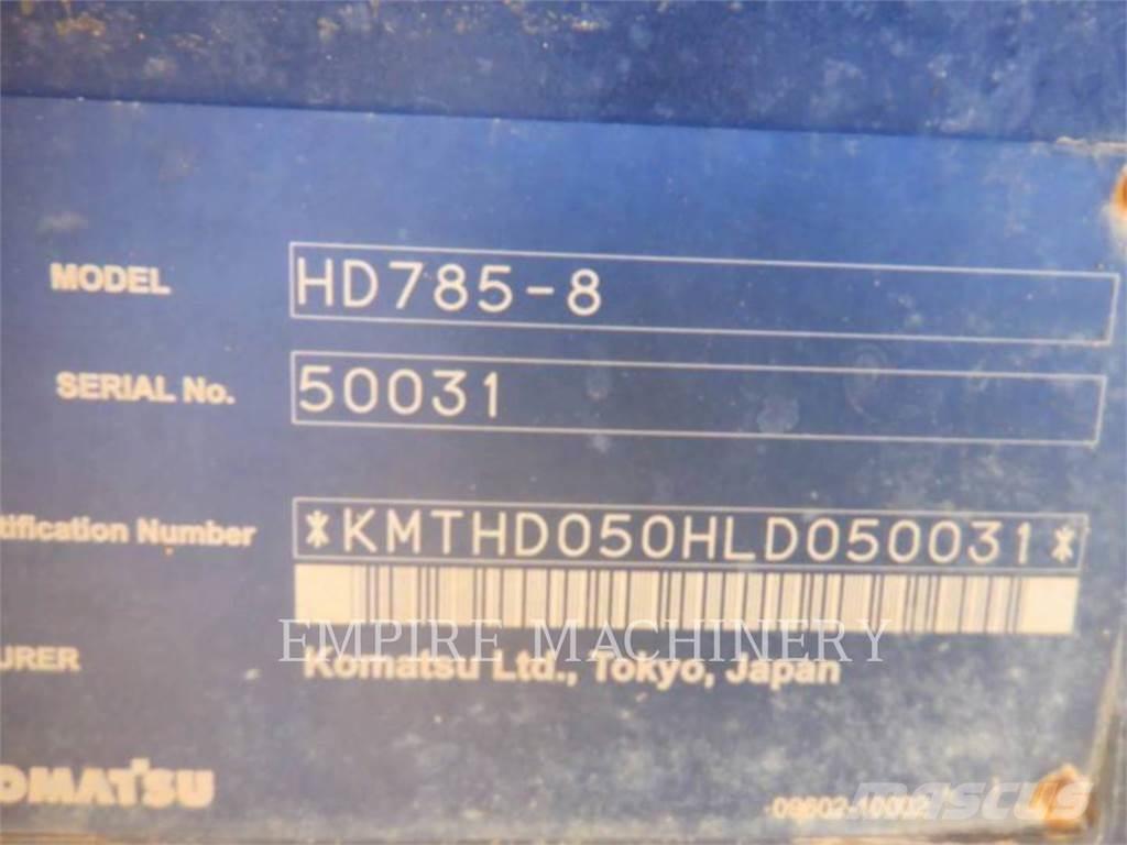 Komatsu HD785-8 Dumpers articolati
