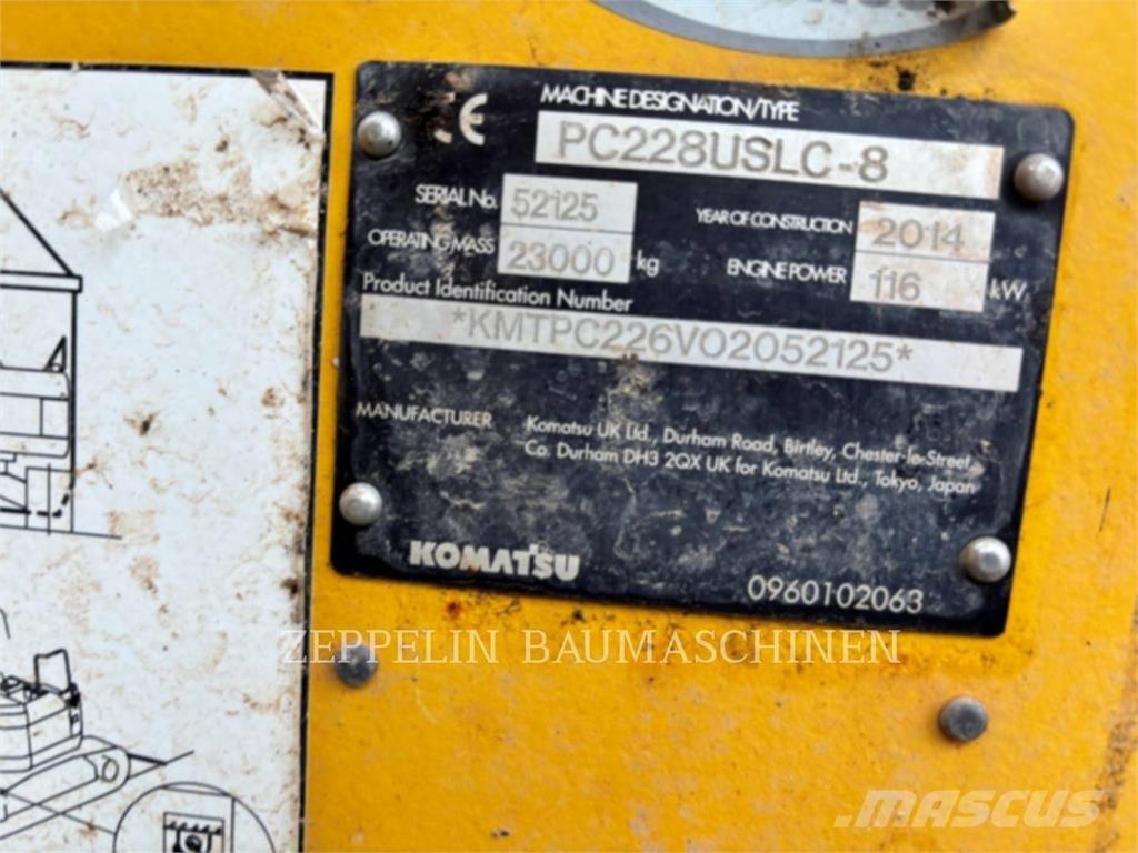 Komatsu PC228 Escavatori cingolati