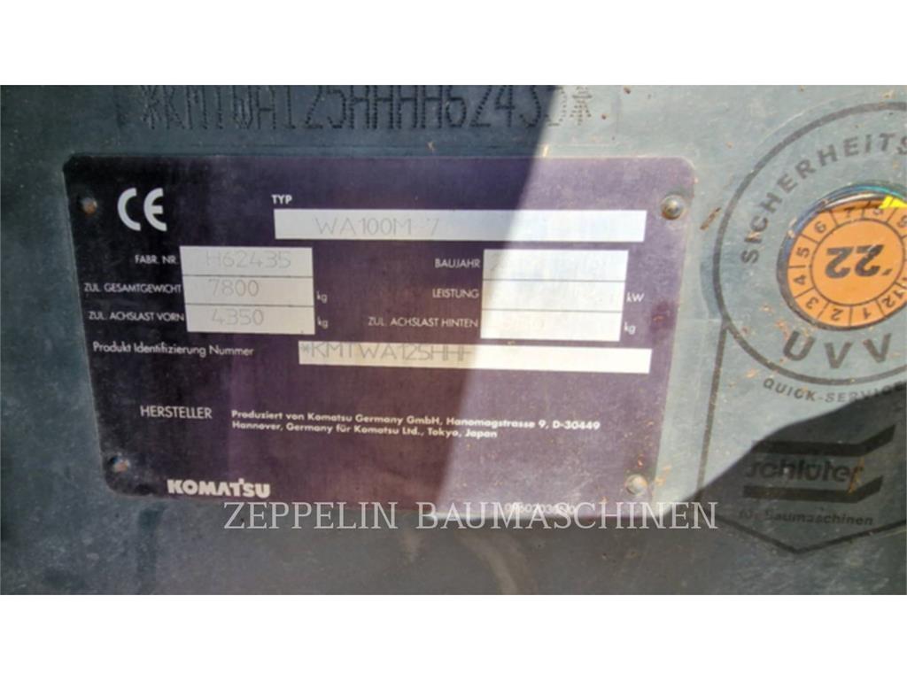 Komatsu WA100M-7 Pale gommate