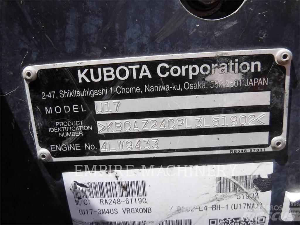 Kubota U17 Escavatori cingolati