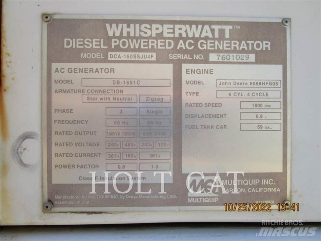 MultiQuip DCA150SSJU4F Altri generatori
