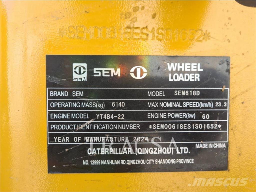 SEM MACHINERY SEM618D Pale gommate