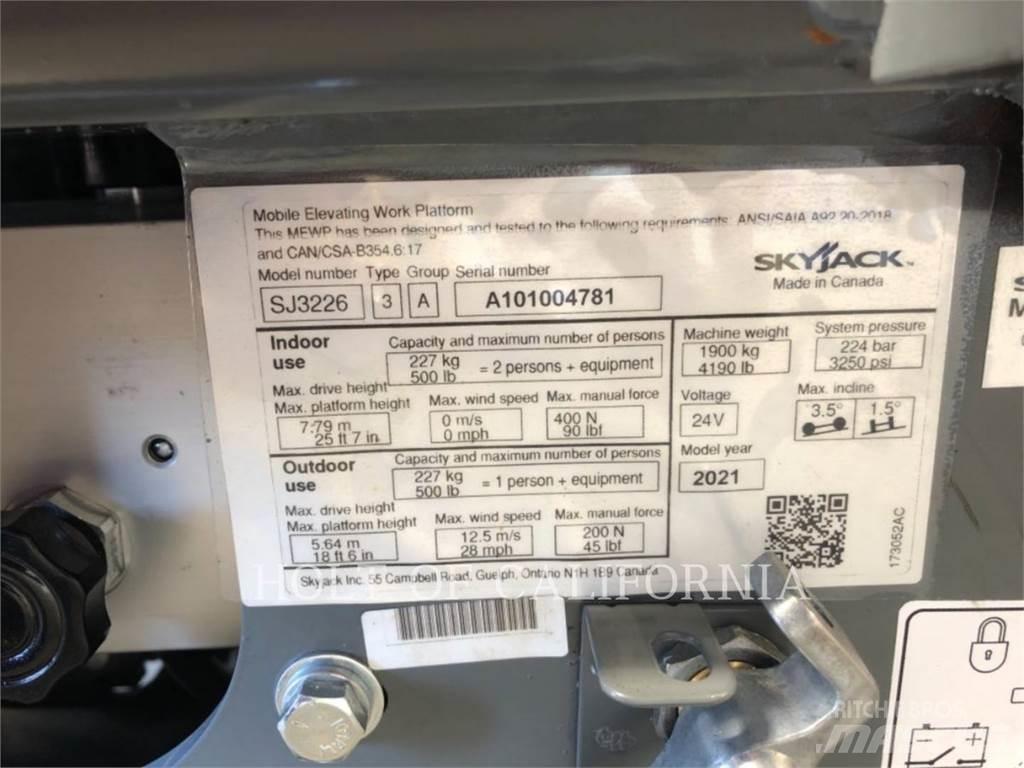 Skyjack SCISSOR26N Piattaforme a pantografo