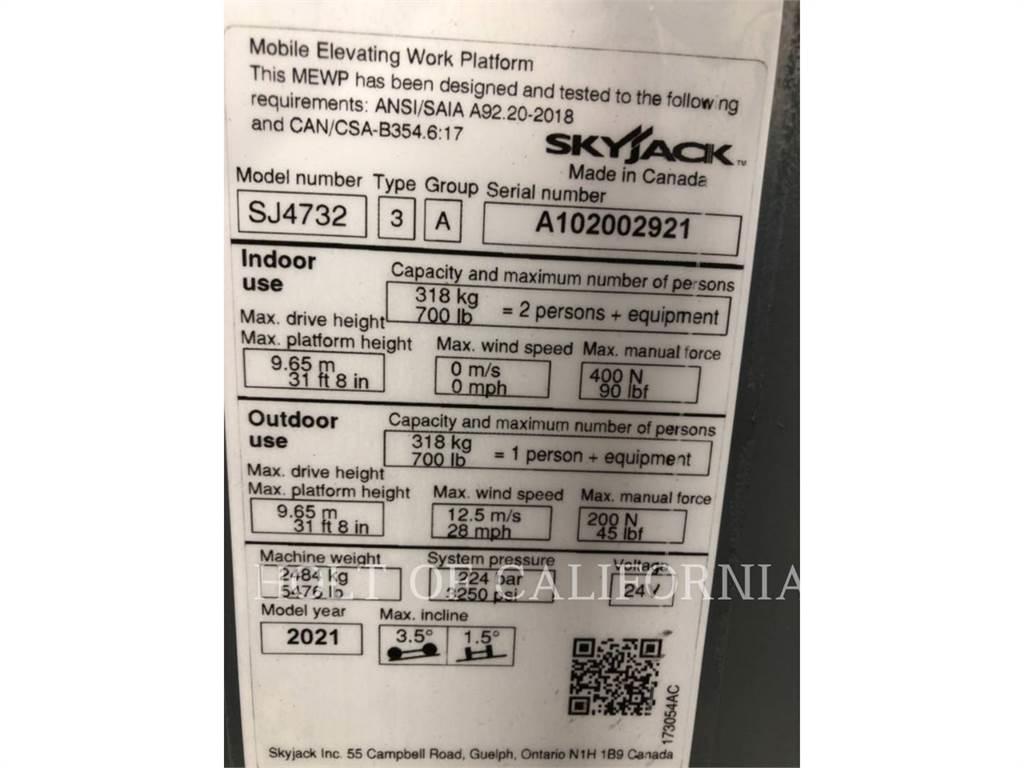 Skyjack SCISSOR32E Piattaforme a pantografo