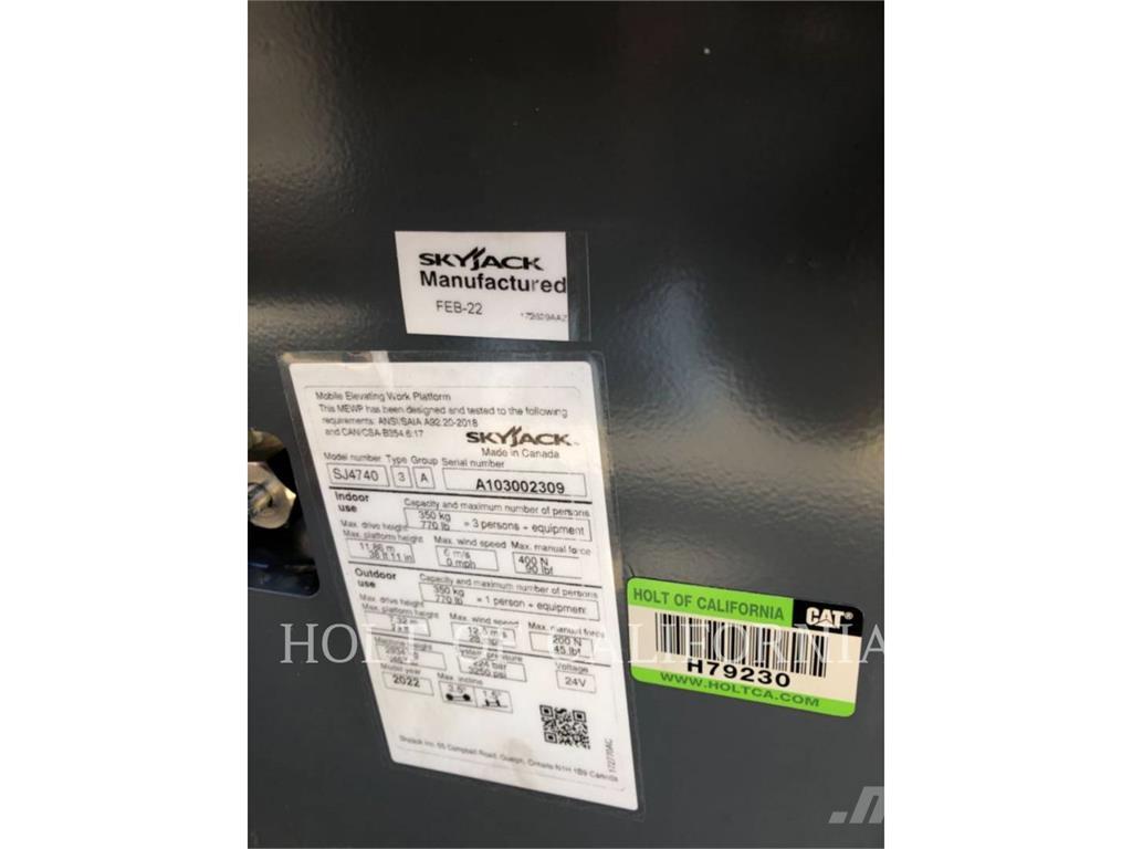 Skyjack SCISSOR40E Piattaforme a pantografo