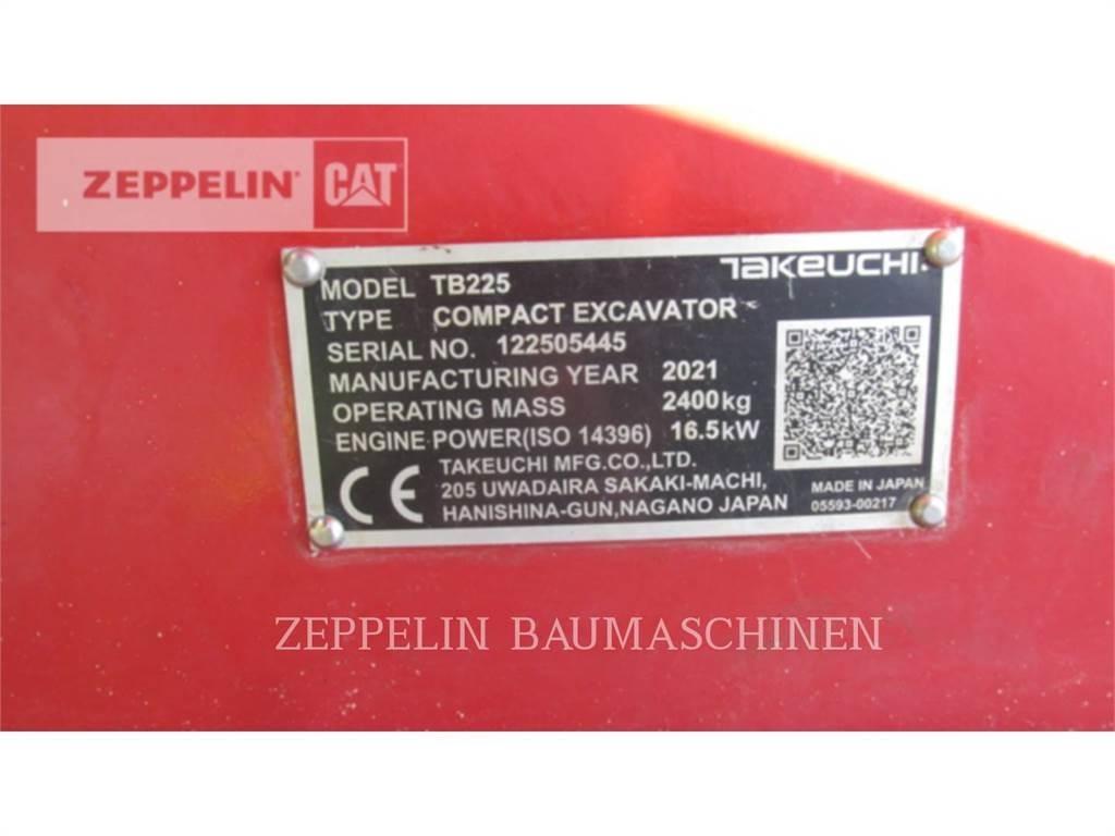 Takeuchi TB225 Escavatori cingolati