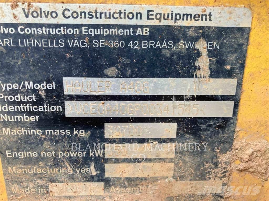 Volvo A40G Dumpers articolati
