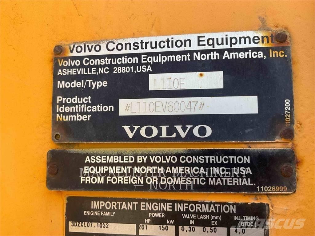 Volvo L110E Pale gommate