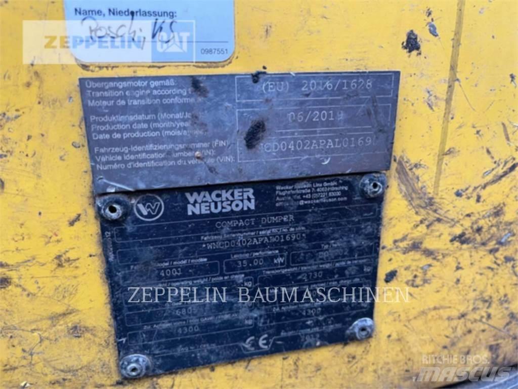 Wacker 4001 Dumpers articolati