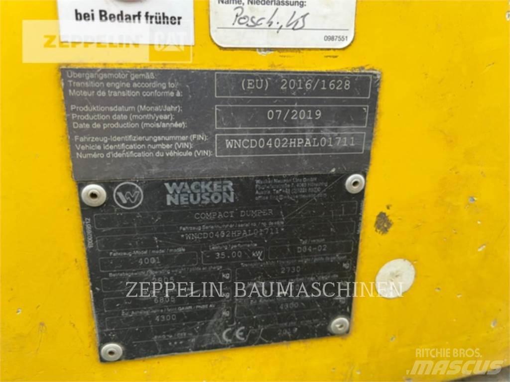 Wacker 4001 Dumpers articolati
