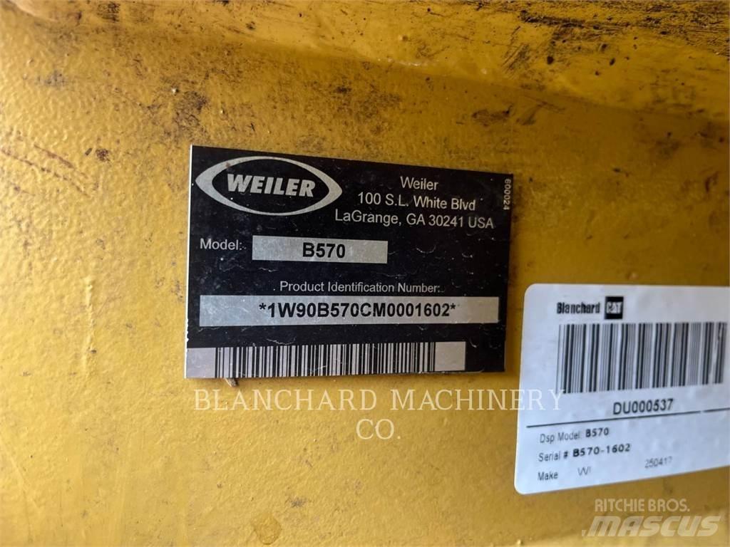 Weiler B570 Abbattitrici cingolate e macchine forestali