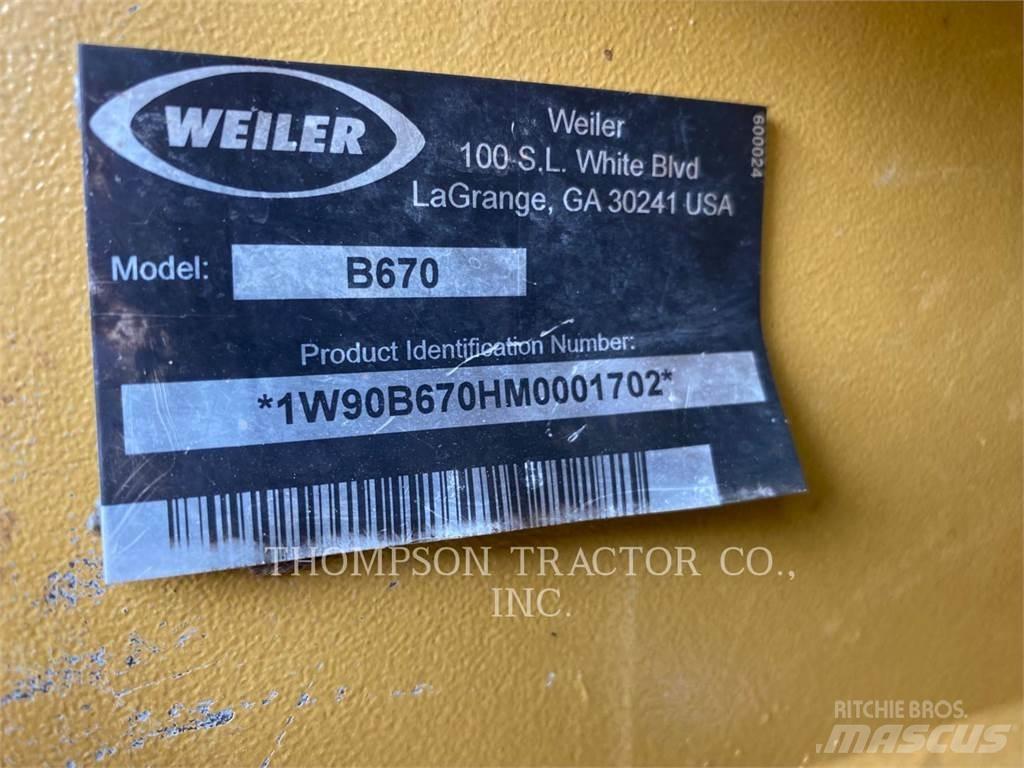 Weiler B670 Abbattitrici cingolate e macchine forestali