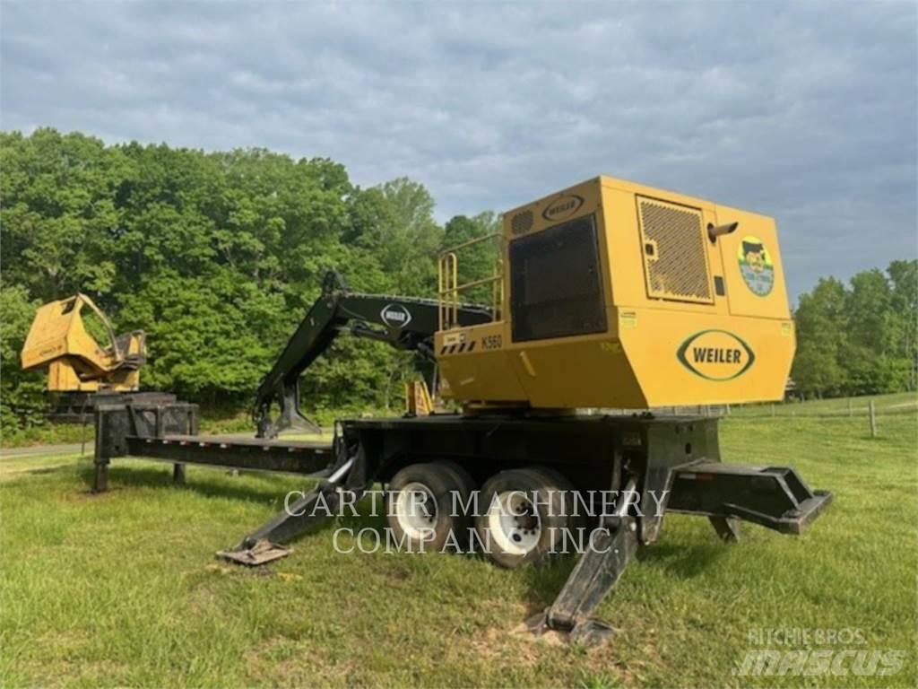 Weiler K560 Caricatronchi con base su rimorchio
