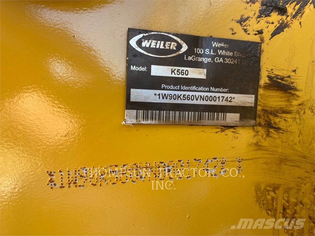 Weiler K560FV Caricatronchi con base su rimorchio